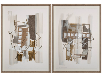 Taos I & II - Paper Painting by NOVOCUADRO ART COMPANY - view 2